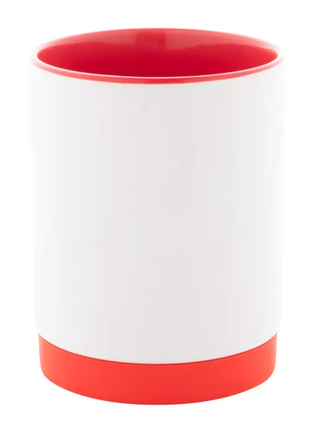 MultiColour Plus sublimation mug Red White