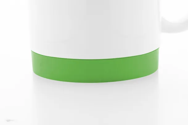 MultiColour Plus sublimation mug Green White