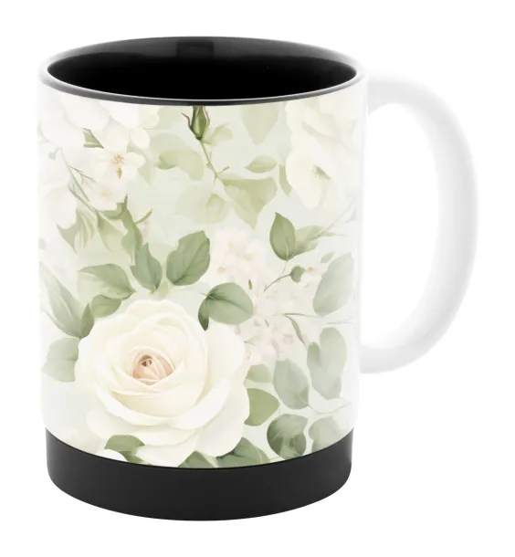 MultiColour Plus sublimation mug Black White