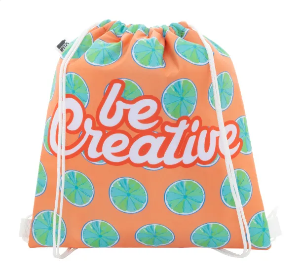 CreaCool Draw custom cooler drawstring bag White