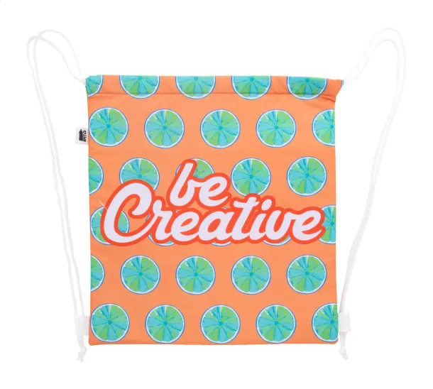CreaCool Draw custom cooler drawstring bag White