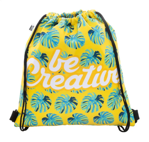 CreaCool Draw custom cooler drawstring bag Black White
