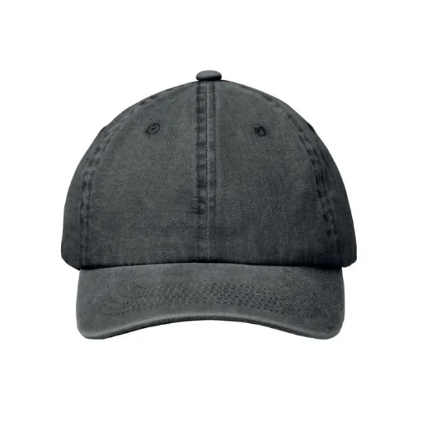 BEAU 6 panel baseball cap 265 gr/m² Black