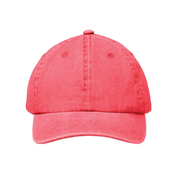 BEAU 6 panel baseball cap 265 gr/m² Red