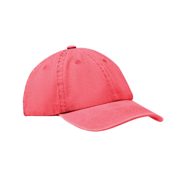 BEAU 6 panel baseball cap 265 gr/m² Red