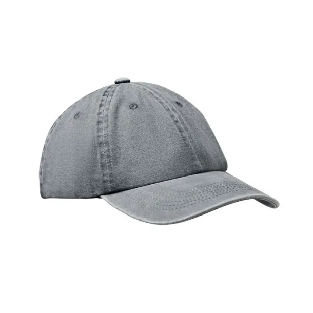 BEAU 6 panel baseball cap 265 gr/m² Grey