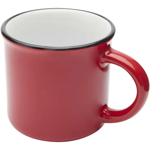 Bari 240 ml ceramic mug Red