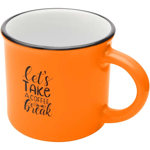Bari 240 ml ceramic mug Orange