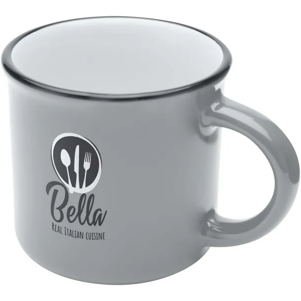 Bari keramička šalica, 240 ml Siva