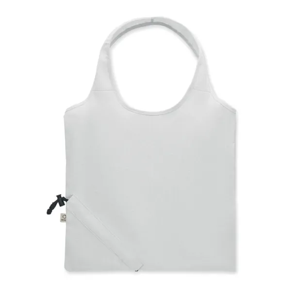 CARRIE COLOUR Foldable shopping bag 140 gr/m² White