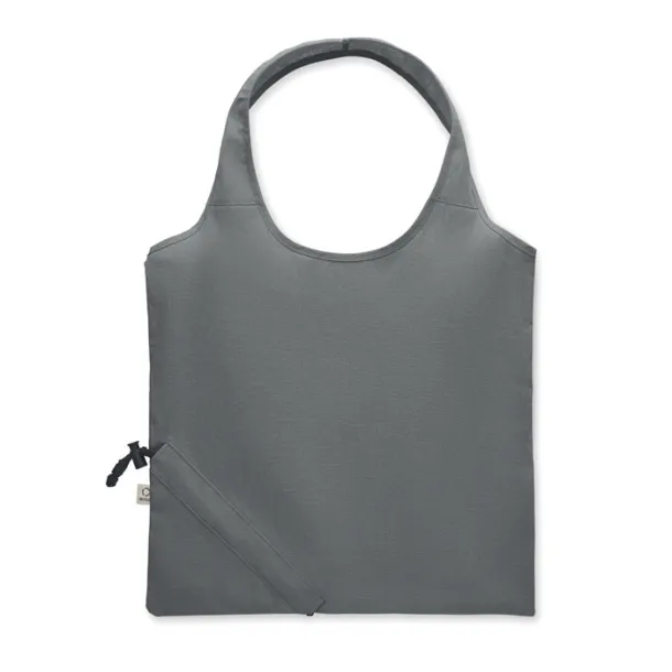 CARRIE COLOUR Foldable shopping bag 140 gr/m² stone grey