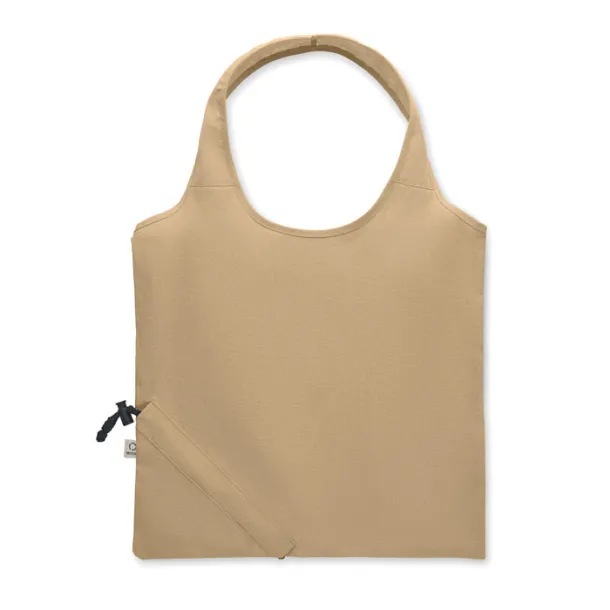 CARRIE COLOUR Foldable shopping bag 140 gr/m² khaki