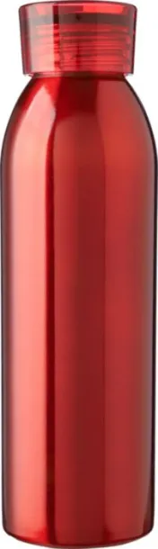 Cindy Stainless steel single-walled drinking bottle 650 ml red