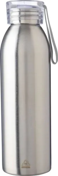 Cindy Stainless steel single-walled drinking bottle 650 ml silver