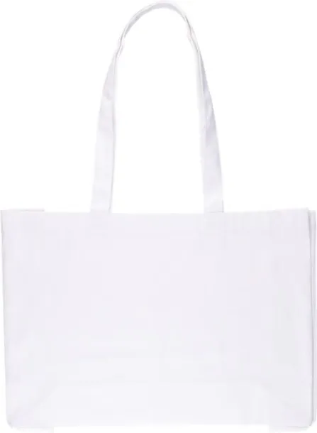 ISAAC Oeko-Tex cotton (220 gsm) shopping bag Bijela