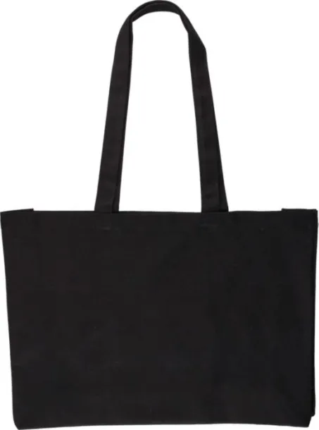 Hugh Oeko-Tex cotton (280 gsm) shopping bag Crna