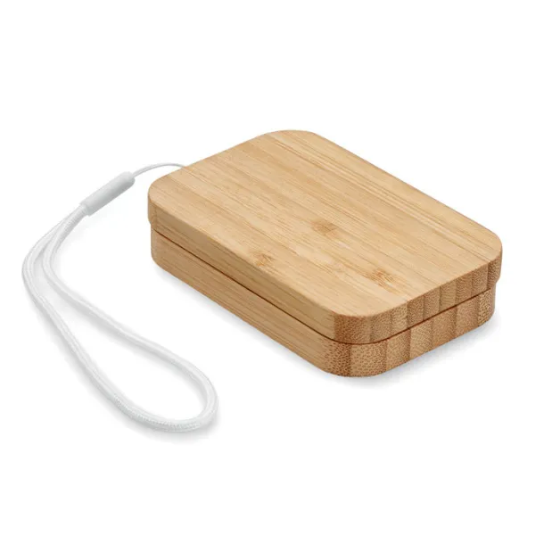 CHARGOO 15W wireless charger in bamboo Wood