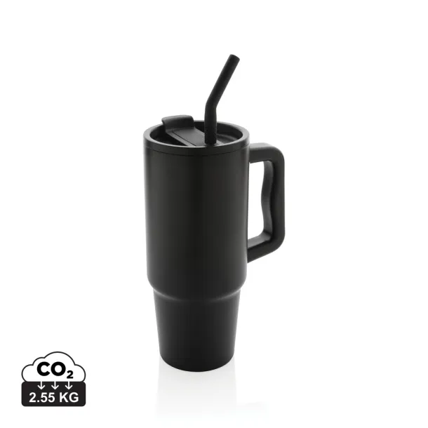 Embrace deluxe RCS recycled stainless steel tumbler 900ml - XD Collection Black 