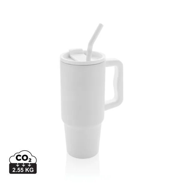 Embrace deluxe šalica od RCS recikliranog nehrđajućeg čelika, 900 ml - XD Collection Bijela 