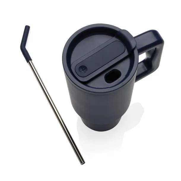 Embrace deluxe šalica od RCS recikliranog nehrđajućeg čelika, 900 ml - XD Collection navy