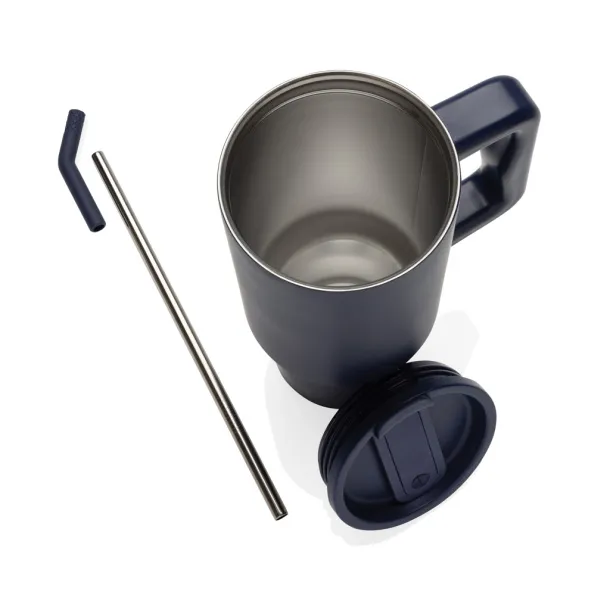 Embrace deluxe RCS recycled stainless steel tumbler 900ml - XD Collection navy