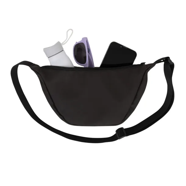 Crescent AWARE™ RPET half moon sling bag - XD Collection Black 