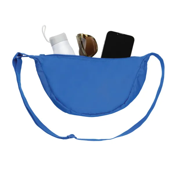 Crescent AWARE™ RPET half moon sling bag - XD Collection blue 