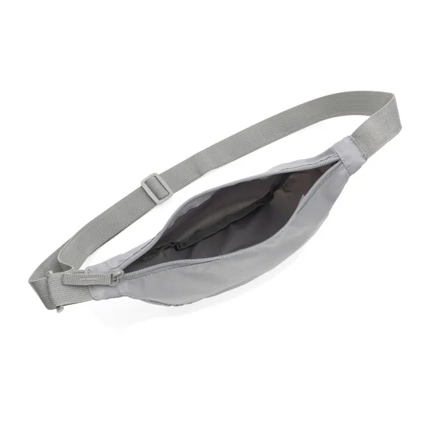 Crescent AWARE™ RPET torbica za rame u obliku polumjeseca - XD Collection silver grey