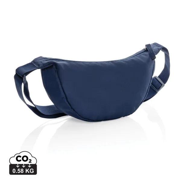 Crescent AWARE™ RPET half moon sling bag - XD Collection blue 