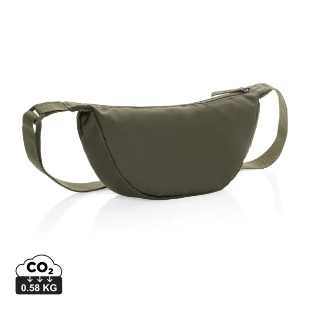Crescent AWARE™ RPET half moon sling bag - XD Collection khaki