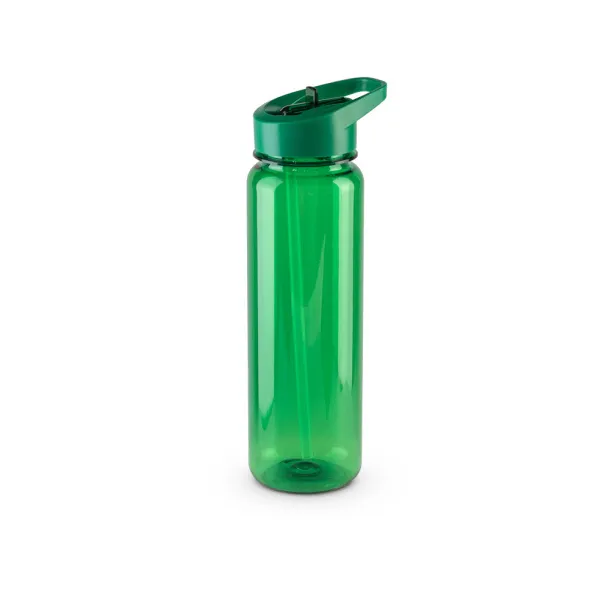 GILMORE rPET sports bottle with glossy translucent finish 750 mL Green