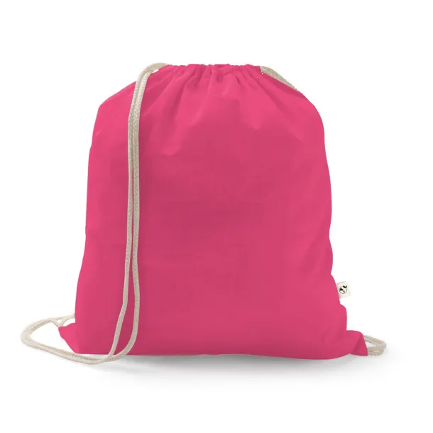 ISTANBUL Backpack made from recycled cotton (70%) and polyester (30% rPET) (150 g/m²) Pink