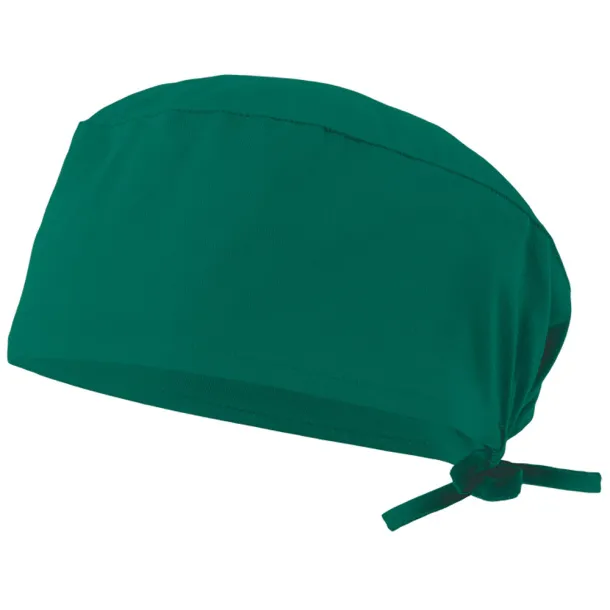 VL ENLIL Sanitary twill cap (190g/m²), in cotton (35%) and polyester (65%) Green