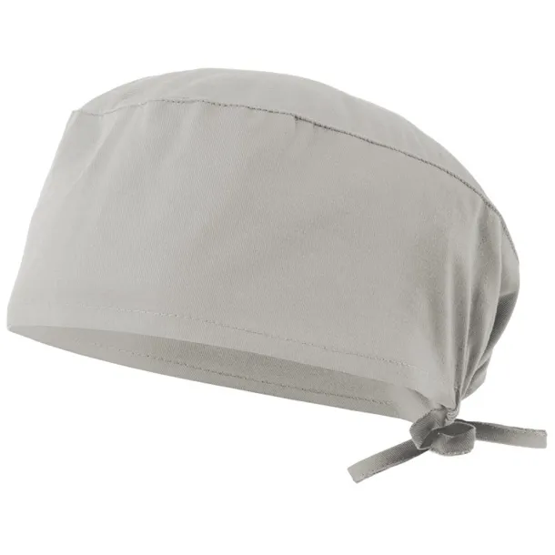 VL ENLIL Sanitary twill cap (190g/m²), in cotton (35%) and polyester (65%) Light grey