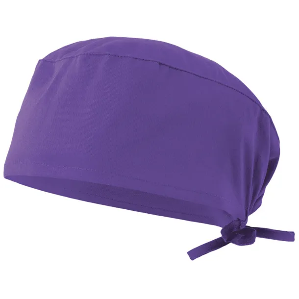 VL ENLIL Sanitary twill cap (190g/m²), in cotton (35%) and polyester (65%) Lilac