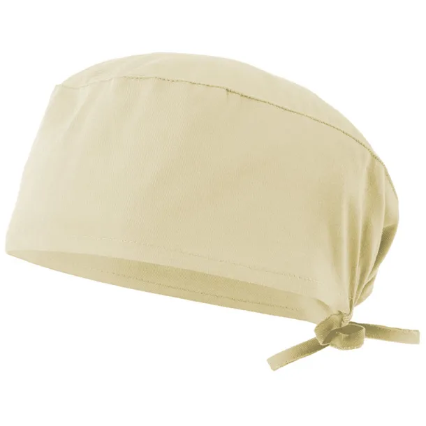 VL ENLIL Sanitary twill cap (190g/m²), in cotton (35%) and polyester (65%) Pastel yellow