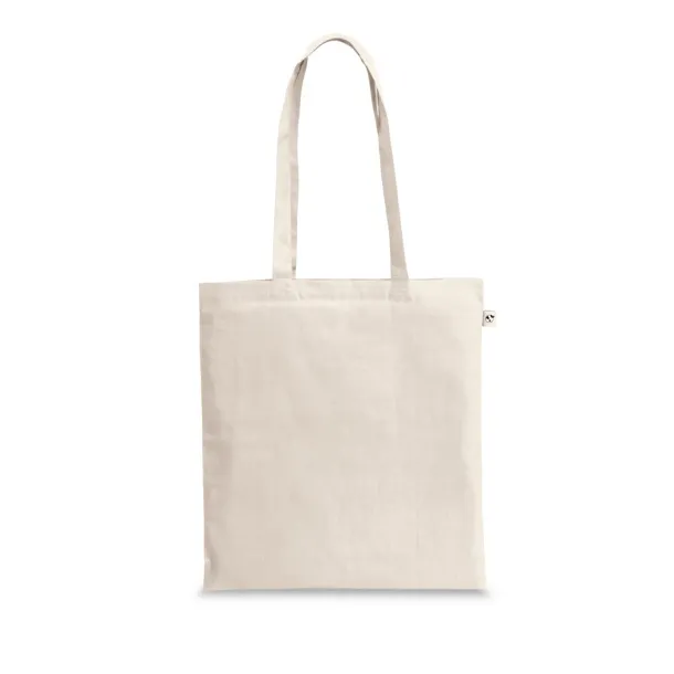 GIZA 100% recycled cotton bag (140 g/m²) Light natural