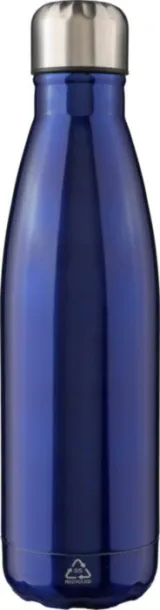 CLIFF Recycled stainless steel single-walled flask 650 ml blue