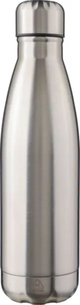 CLIFF Recycled stainless steel single-walled flask 650 ml silver