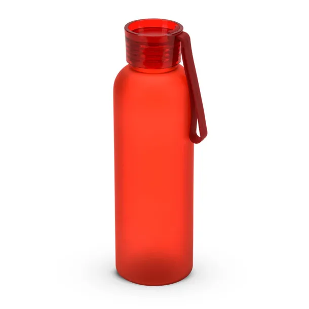 RIO rPET rPET bottle with matt finish 600 mL Red