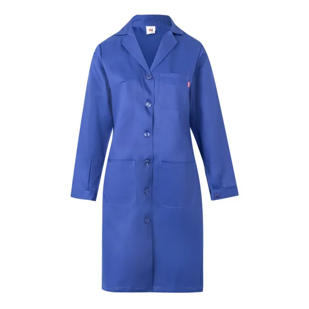 VL RAMA Long sleeve twill smock (175g/m²), in cotton twill (35%) and polyester (65%) Royal blue