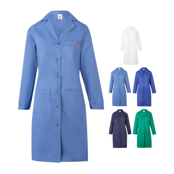 VL RAMA Long sleeve twill smock (175g/m²), in cotton twill (35%) and polyester (65%)