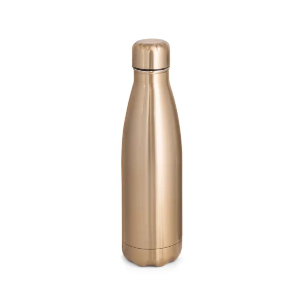 SHOW METALLIC Stainless steel bottle with matt metallic finish 510 mL Satin gold