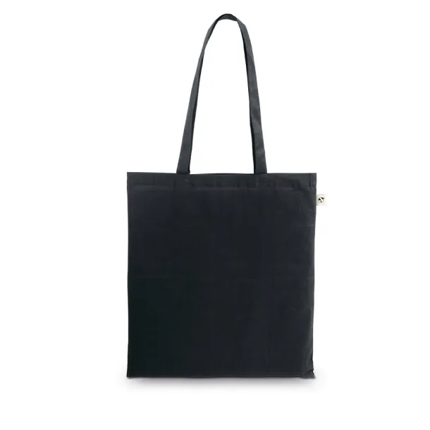 MEXICO Bag made from recycled cotton (70%) and polyester (30% rPET) (150 g/m²) Black