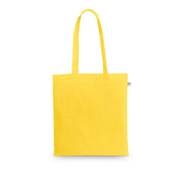 MEXICO Bag made from recycled cotton (70%) and polyester (30% rPET) (150 g/m²) Yellow