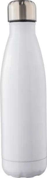 CLIFFORD Recycled stainless steel double-walled flask 500 ml white