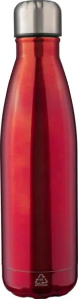 CLIFFORD boca (500 ml) od recikliranog nehrđajućeg čelika s dvostrukom stijenkom Crvena
