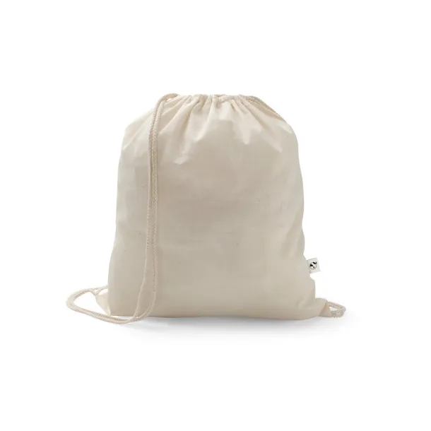 SALAMANCA Drawstring bag in recycled cotton (70%) and polyester (30% rPET) (150 g/m²)