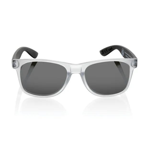 Gleam RCS recycled PC mirror lens sunglasses - XD Collection Black White