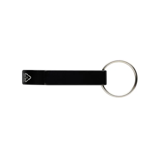  RCS recycled aluminum bottle and can opener - XD Collection Black 